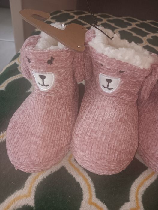 2 pary kapci dziecięcych ocieplanych 24/25