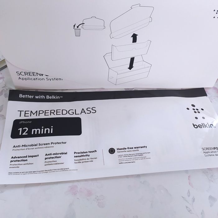 Szkło hartowane perzeciwdrobnoustrojowe 12mini IPhone