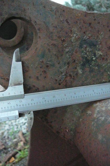 Łyżka do koparki minikoparka 45 cm sworzeń 32 mm