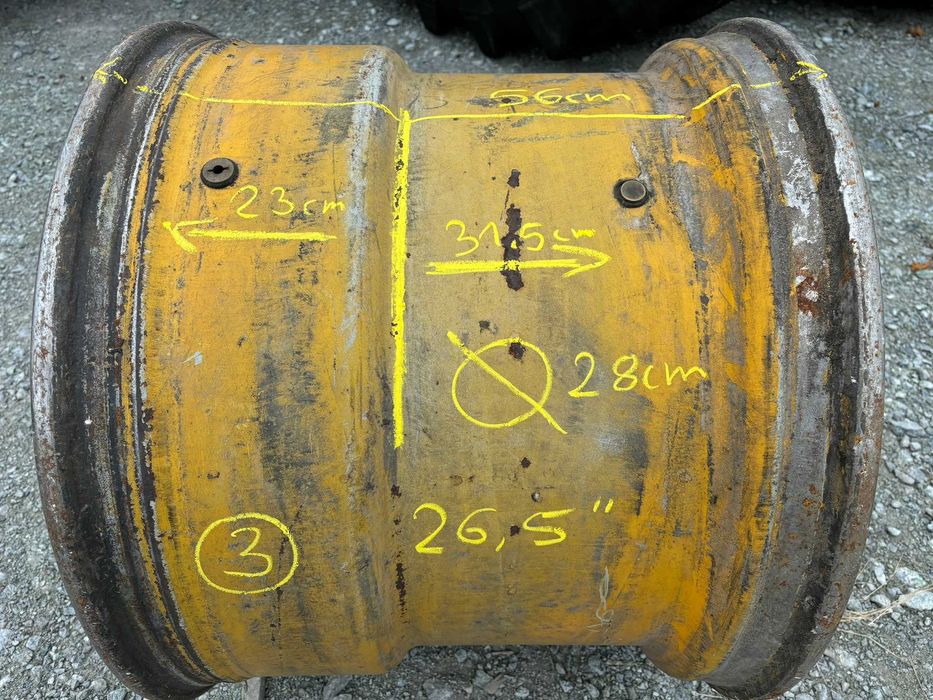 Felga Rolnicza Traktor Przemysłowa Przyczepa 26.5" 20x26.5 10 ŚRUB