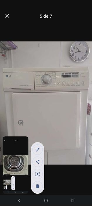 Máquina de secar roupa marca LG 
7kg