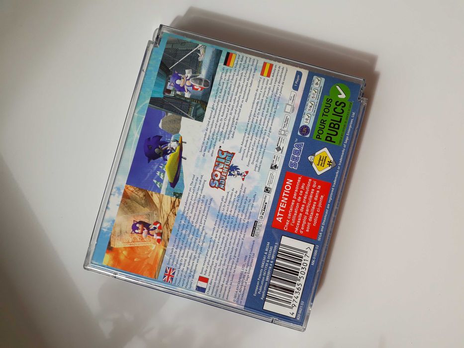 Диск cd sonic dreamcast