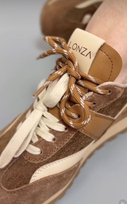 Стильні кросівки lonza натуральна замша і шкіра