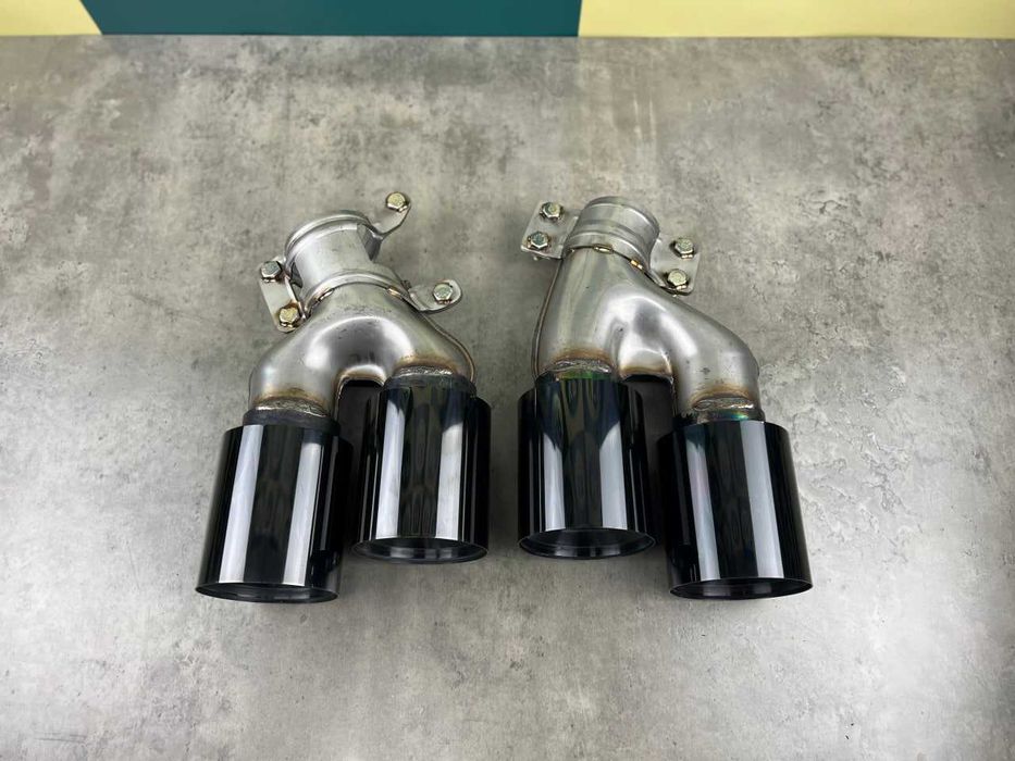 Насадки на Вихлоп - M5 Look ( чорний ) - BMW 5 ( G30 )