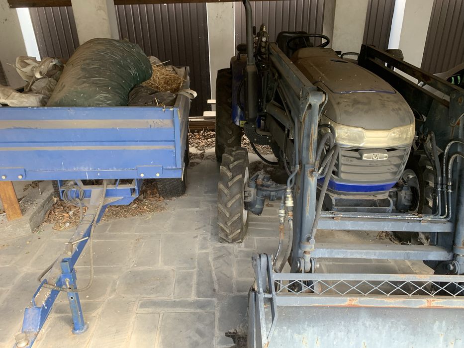 Трактор ДТЗ 4244 НЕХ + причіп 2т + підйомник + косарка + плуг