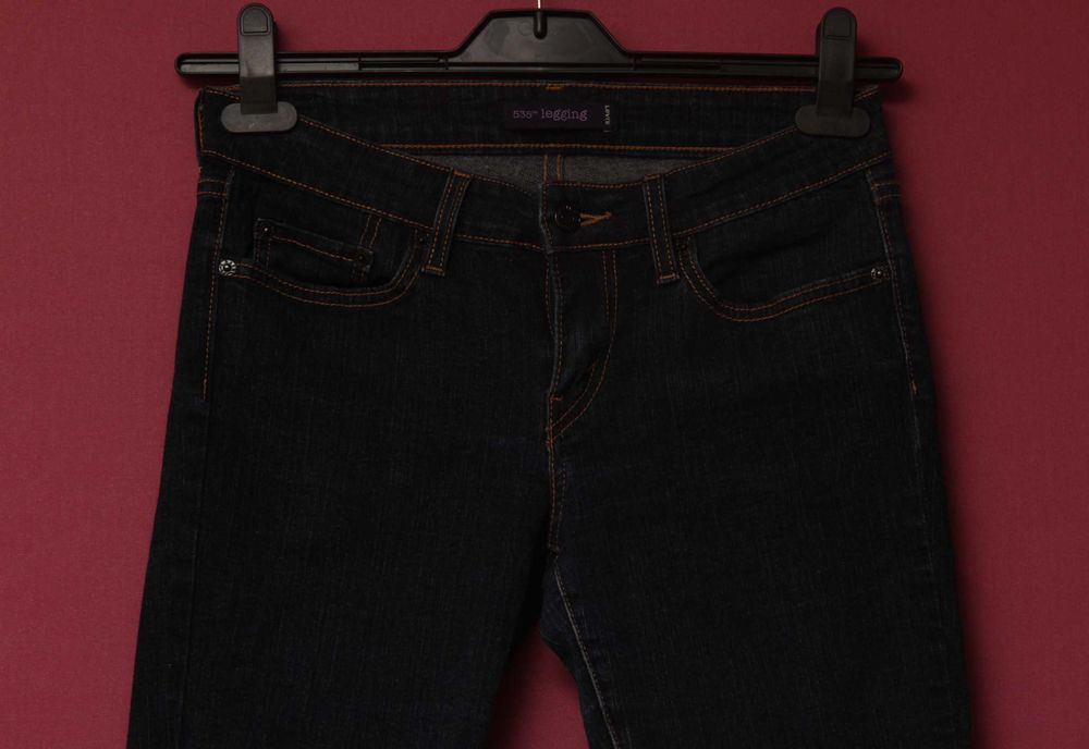 Levis Black tab 535 7 S/C джинсы из хлопка и лайкры