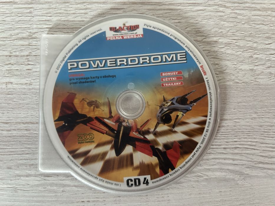 Powerdrome – gra PC | Futurystyczne wyścigi | Sama płyta