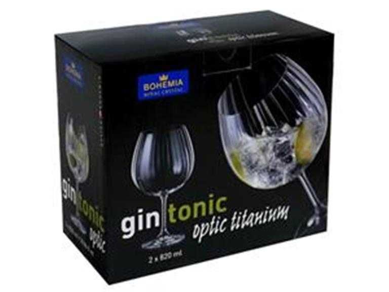 Cristal da Bohémia - Jogo 2 cálices Gintonic *NOVO*