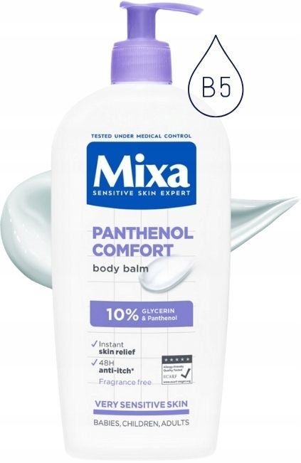 kojący balsam do ciała mixa panthenol comfort 250 ml