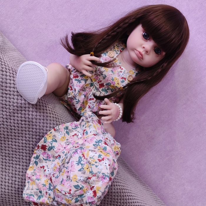 Лялька Ребор кукла подарунок вініл- силіконова реалістична