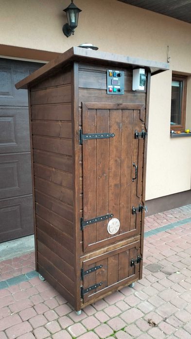 Wędzarnia elektryczna drewniana z szafką