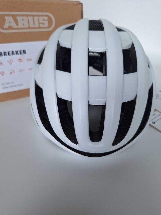 Kask rowerowy szosowy Abus AirBreaker Polar White Matt M 52-58cm