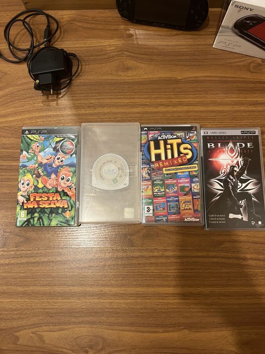 PSP + jogos + bolsa
