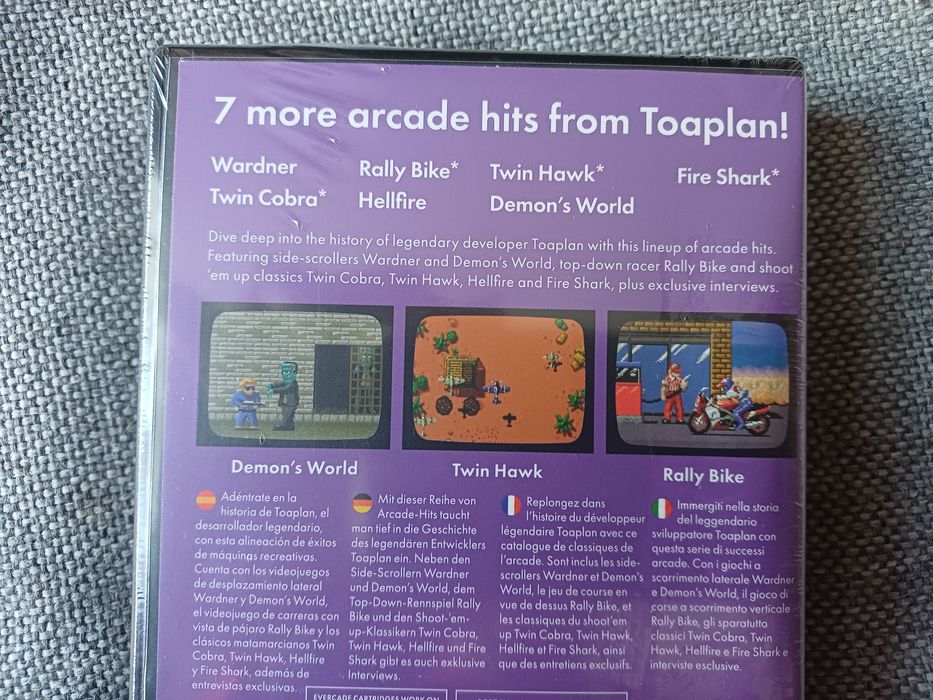 Toaplan Arcade 2 Evercade nowa, oryginalnie zafoliowana