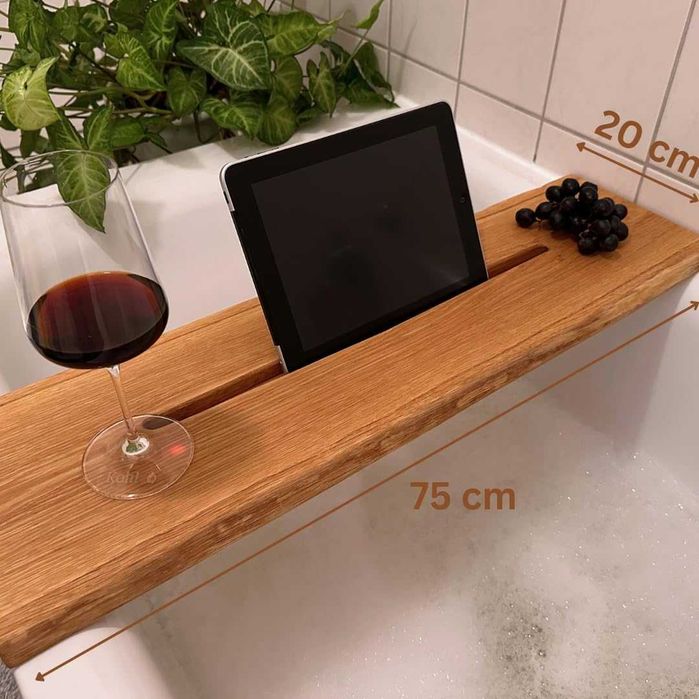 Półka na wannę / szafka / podpórka / organizer /uchwyt/75x20cm !A1829!