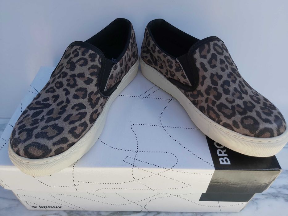 Buty BRONX espadryle panterka temisówki 36