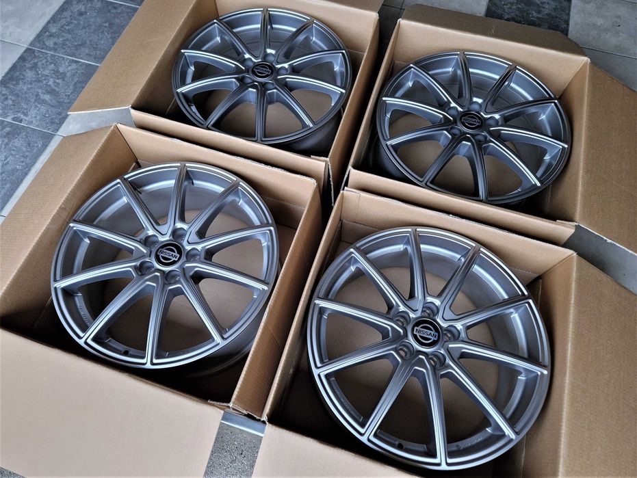 Alufelgi 18 5x114,3 Nissan Juke Qashqai Pulsar Leaf Primera GRAFIT 74#
