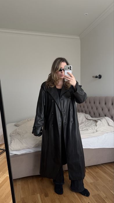 Тренч з екошкіри від укр бенду a lot