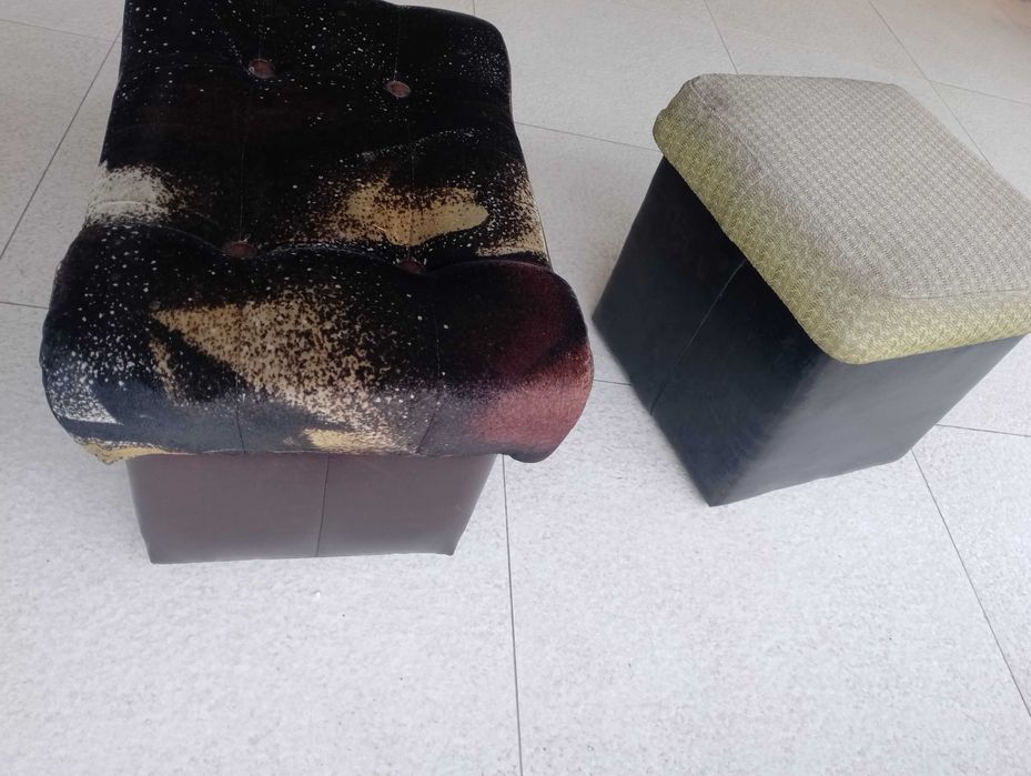 Pufa. Początek lat 90tych. Piękny stan kolor brązowy. Schowek.