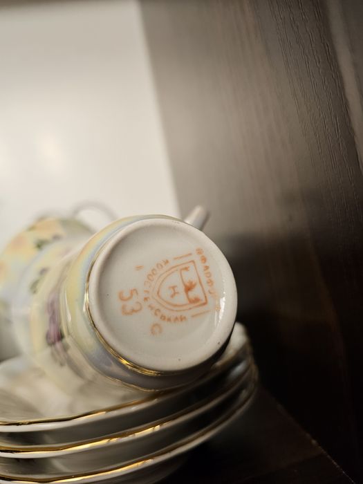 Кавовий сервіз Коростень фарфор