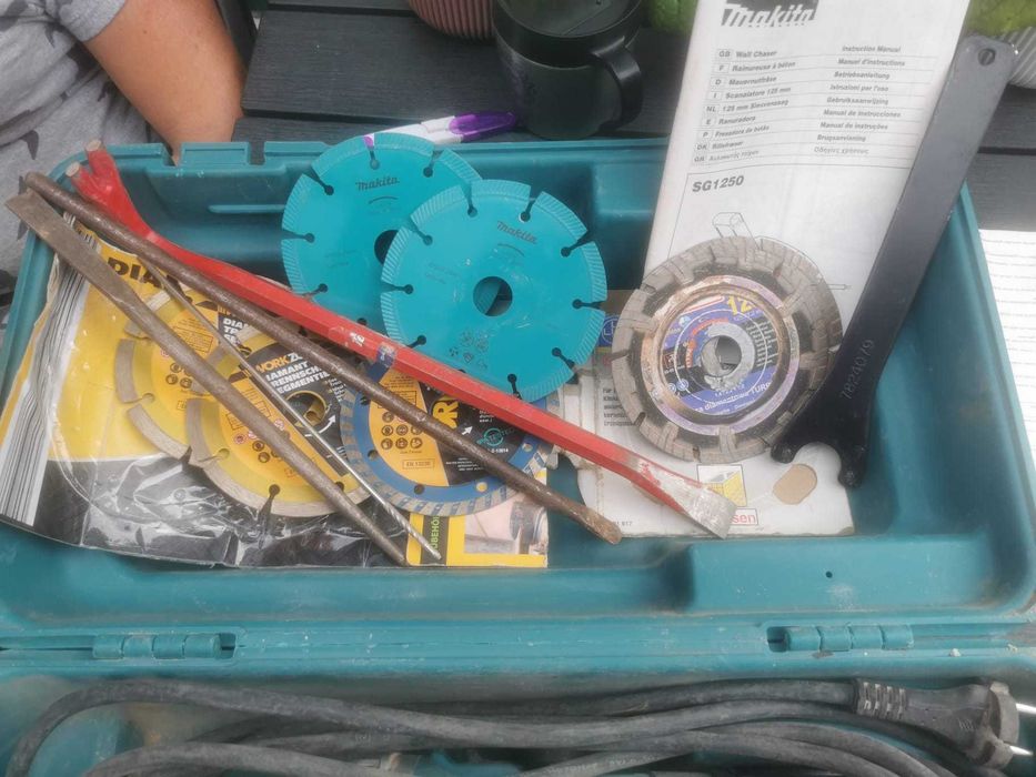 Bruzdownica SG1250 Makita. 125 mm, 1400W w bardzo dobrym stanie