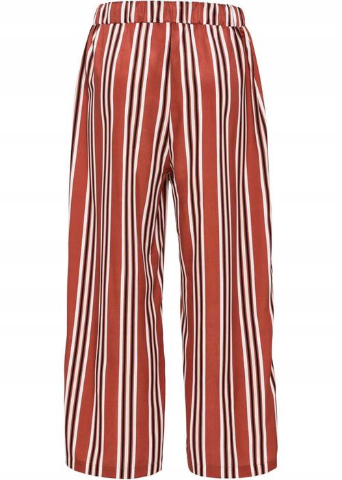 B.P.C spodnie kuloty rude w paski 38.