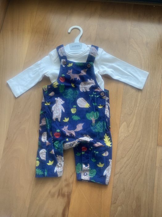 Bodysuit and overalls set