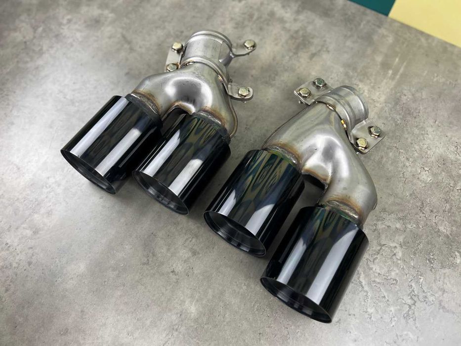 Насадки на Вихлоп - M5 Look ( чорний ) - BMW 5 ( G30 )