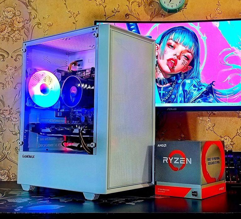 GTX1070ti+ Ryzen 7 2700+ 16Gb DDR4 ігровий компьютер