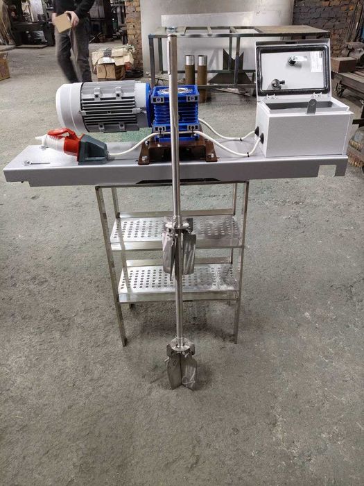 Змішувач, міксер(мішалка) для єврокуба з частотником, міксер для рідин