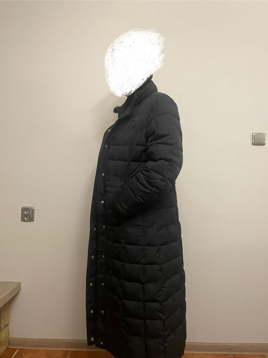 Płaszcz dlugi pikowany sOliver czarny XL