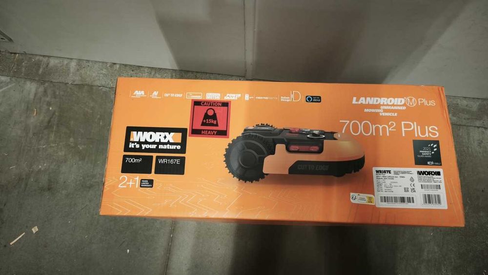 Nowy robot koszący Worx Landroid M700 Plus WR167E, gwarancja 3 lata