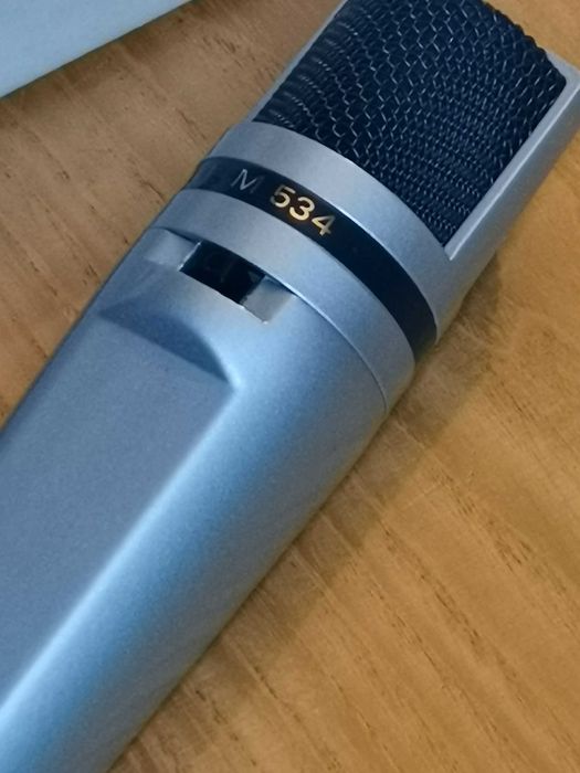 Mikrofon UHER M534 jak nowy pudełko, statyw