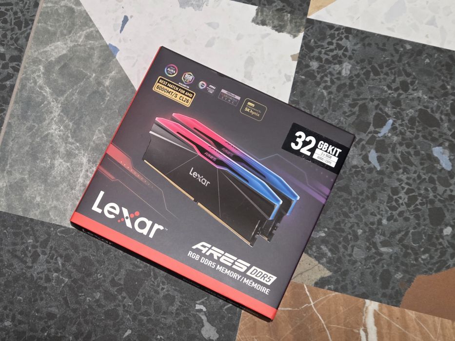 Pamięć Lexar Ares RGB DDR5 32 GB 6000MHz CL26 LD5U16G60C26BR-RGD - now