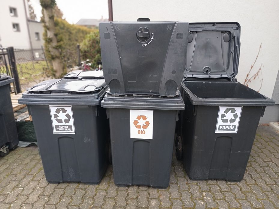 Kosz kontener śmietnik 240 l / 140l / 120 l / 370L / 770l Transport