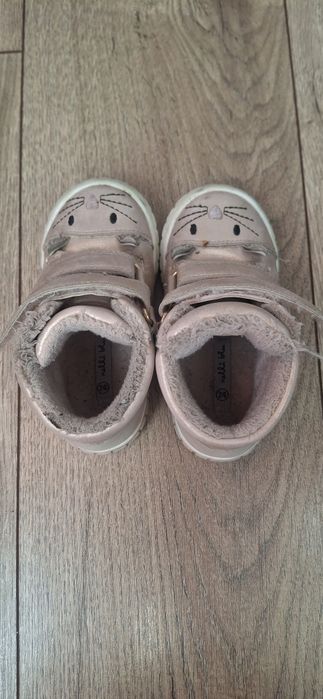 Buty na zimę zimowe różowe kotek 24 Nelli blu