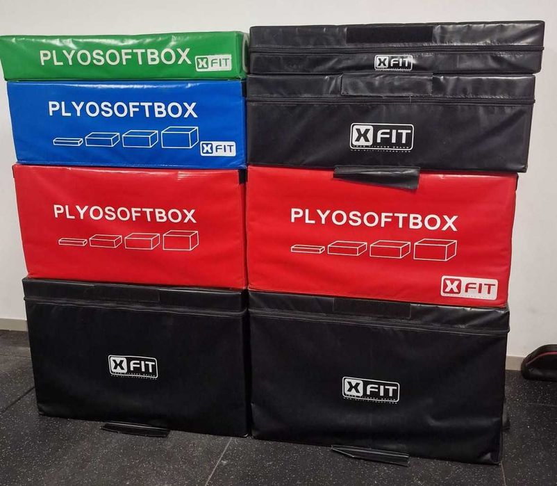 XFIT Soft Plyo Box – 2 Conjuntos Completos | Excelente Estado