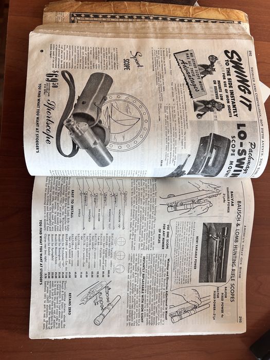 Catalogo ‘’THE SHOOTERS BIBLE nr 41 edição 1950 -STOEGER arms ammunition & equipment