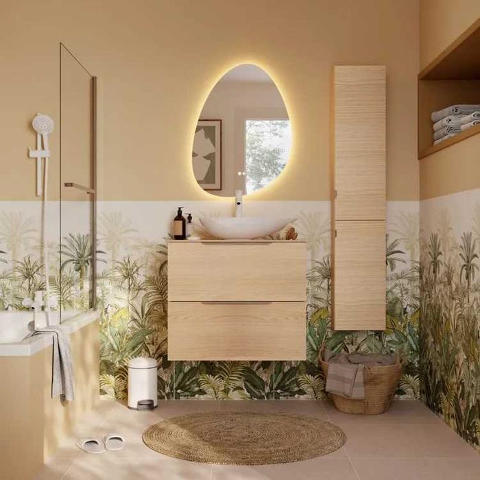 Lustro podświetlane, przeciwmgielne, ściemnialne. SENSEA Modern
