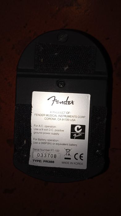 Fender pt100 - afinador