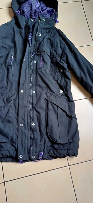 Kurtka damska zimowa roz.38-40 czarna,sportowa oddychającą,