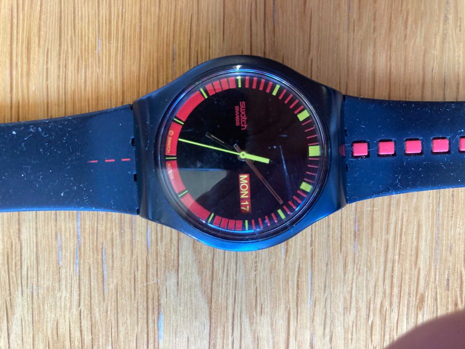 Swatch de coleção look desportivo