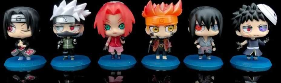 Naruto Shippuden bonecos miniatura
