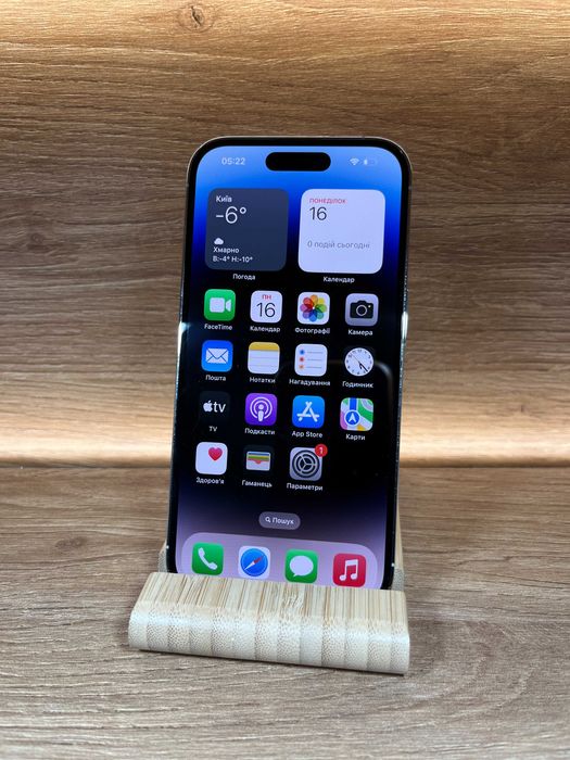 iPhone 14 Pro 256 Silver!! №:7825!! СТАН ГАРНИЙ !! З США !! Айфон купити оригінал !!
