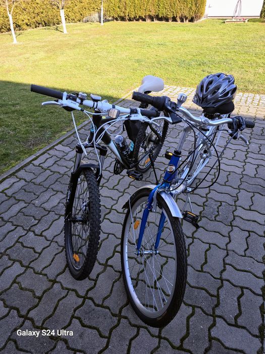 Komplet rowerów aluminiowych damski i męski.