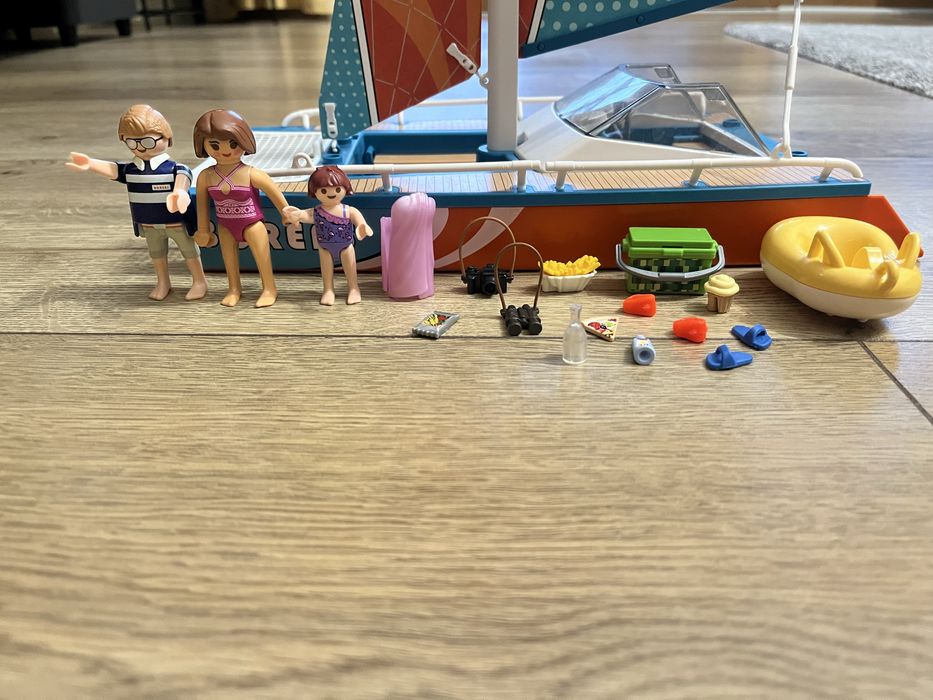 Katamaran Playmobil zestaw. Uzywany stan bdb.