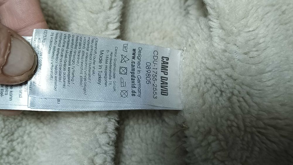 Ocieplana kurtka jeansowa CAMP DAVID r.3XL stan bardzo dobry