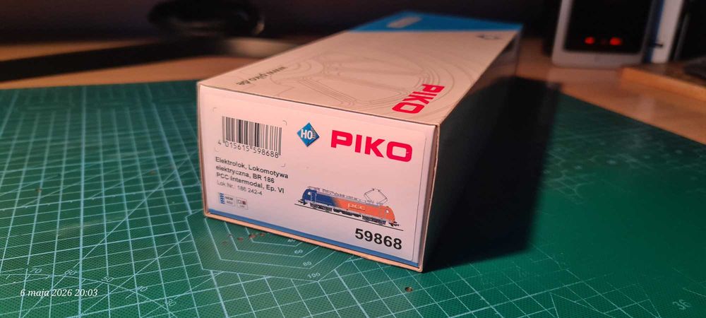 H0 Lokomotywa elektryczna BR 186 PCC Intermodal Piko 59868 Nowa
