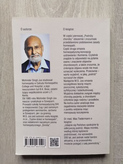 PODRÓŻ CHOROBY Mohinder Singh Jus Homeopatia