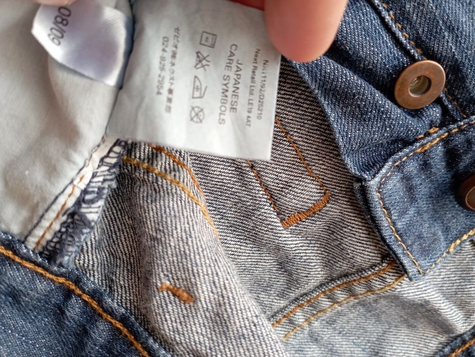 Spodnie jeansowe męskie rozm W34 (dł.nogawki 111cm)Next